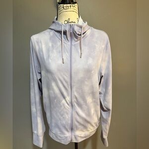 Uniqlo AIRism Women's Mesh Light Purple Zip-Up Hoodie